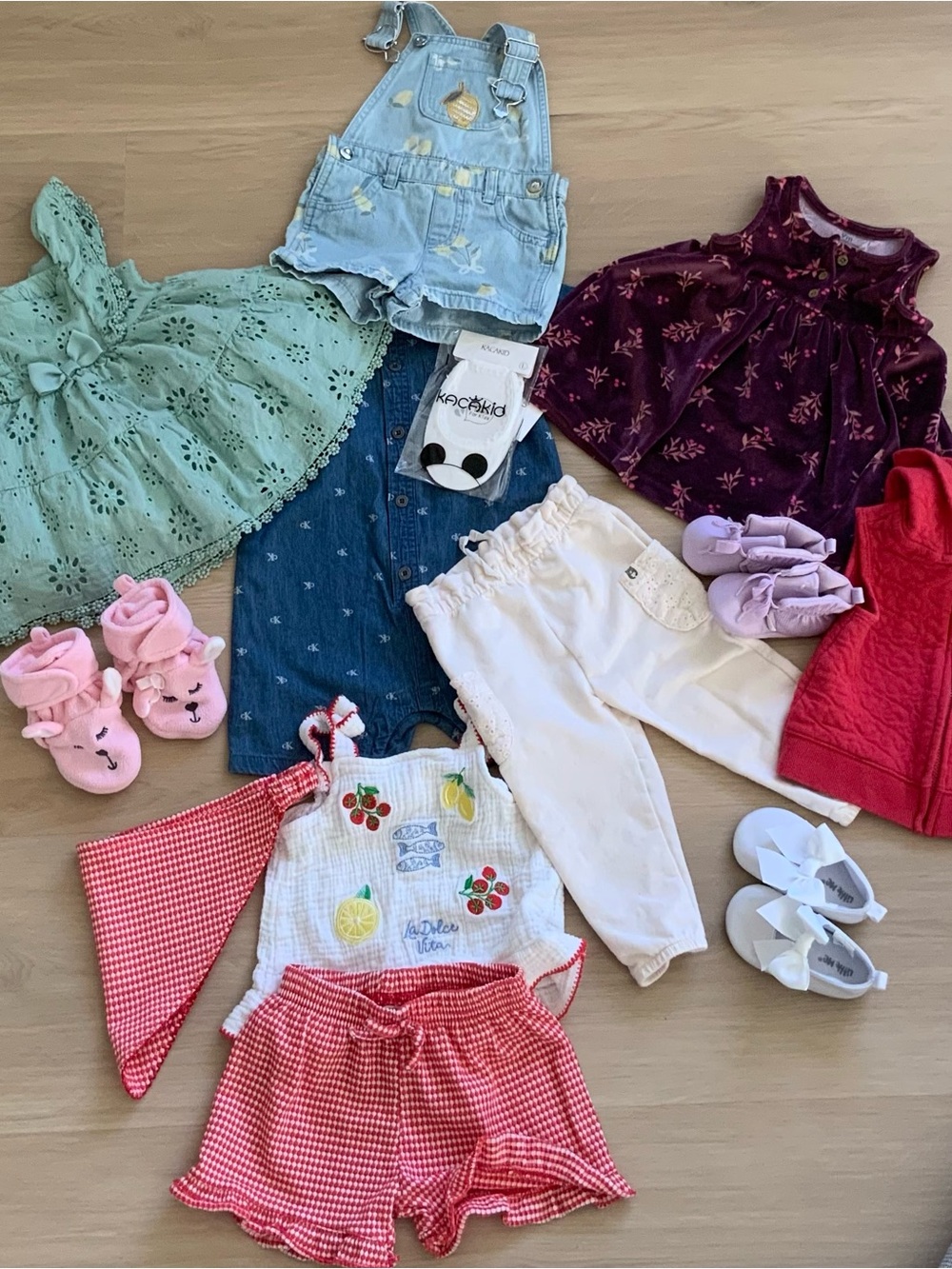 Baby girl bundle of clothes